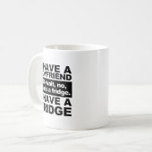 J'ai un frigo drôle de Mug (Devant gauche)