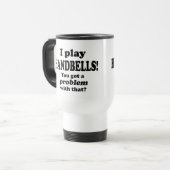J'Ai Un Problème Avec Ça, Handbells Travel Mug (Devant gauche)