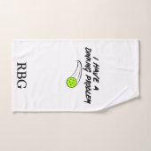 J'ai un problème de Dinking - Cadeau drôle de Pick (Serviette à main)