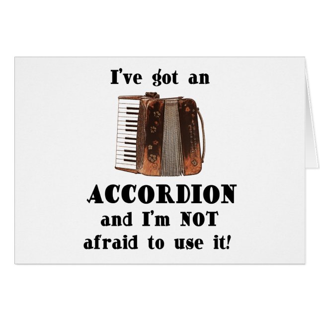 J'ai une accordion (Devant horizontal)