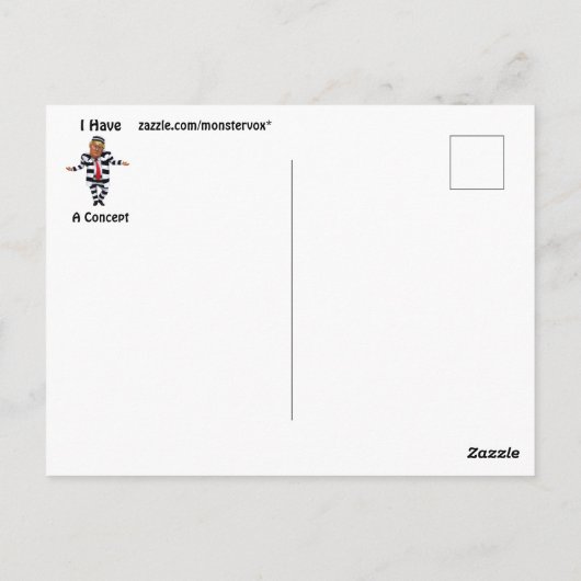 J'Ai Une Carte Postale Concept (Dos)