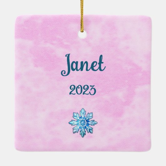 "J'ai une fusion" Drôle ornement de Noël (Dos)