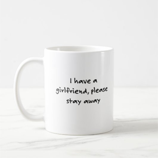 J'AI UNE PETITE AMIE DE MUG (Gauche)