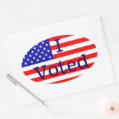J'Ai Voté Des Stickers Électoraux Du Drapeau Améri (Enveloppe)