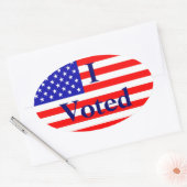 J'Ai Voté Des Stickers Électoraux Du Drapeau Améri (Enveloppe)