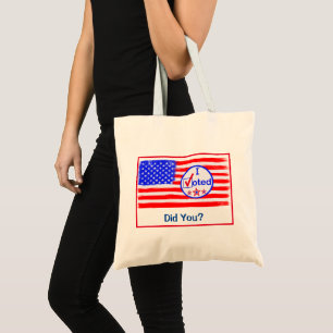 "J'Ai Voté, N'Est-Ce Pas ?" Sac fourre-tout des d