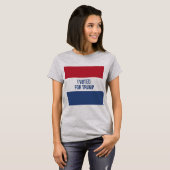 J'ai voté pour le T-shirt de l'élection des femmes (Devant entier)