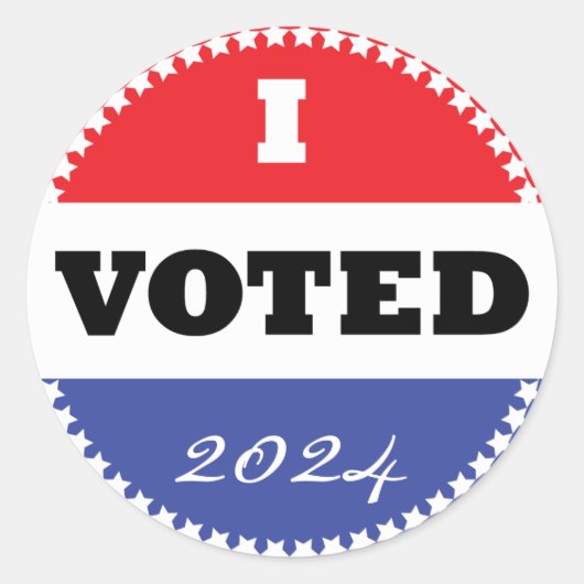J'ai voté Sticker (Devant)