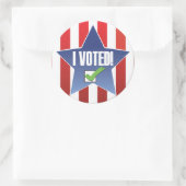 J'Ai Voté ! Sticker de Badge (Sac)