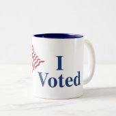 J'Ai Voté Sticker Mug (Devant droit)