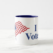 J'Ai Voté Sticker Mug (Centre)