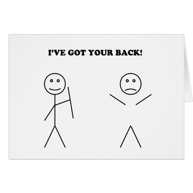 J'ai votre dos (Devant horizontal)