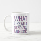 J'Ai Vraiment Besoin De Minions Mug (Gauche)