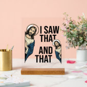 J'ai vu ce Jésus drôle qui regarde la conception d (Mariage)