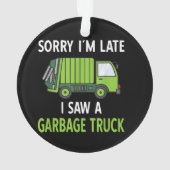 J'ai vu des ordures de camion costume de recyclage (dos)