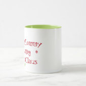 J'Ai Vu maman embrasser le Père Noël Mug (Centre)