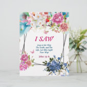 J'Ai Vu Poème Papier Stationnaire Personnalisé (Debout devant)