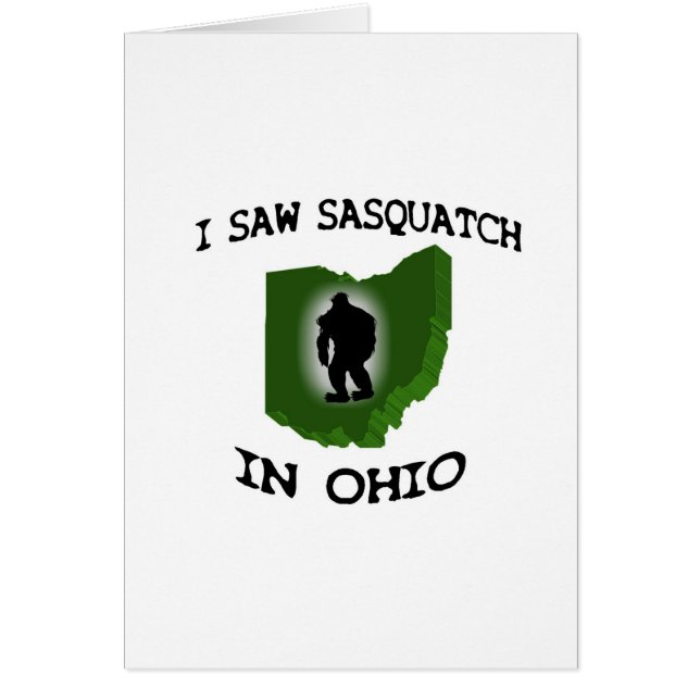 J'ai vu Sasquatch en Ohio (Devant)