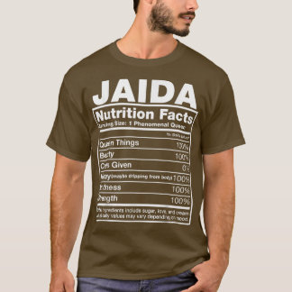 Jaida VoedingsfeitenJaida Naam Verjaardag  T-shirt