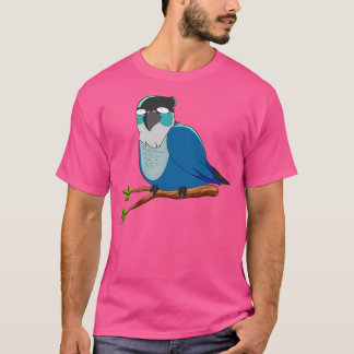 Jaiden animaties schattige grappige ogen vogel op  t-shirt