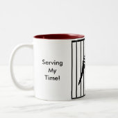 Jail Bird Tweekleurige Koffiemok (Links)