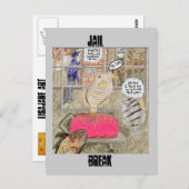 Jail Break Briefkaart (Voorkant / Achterkant)