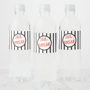 Jail Break - Welkom thuis Waterfles Etiket