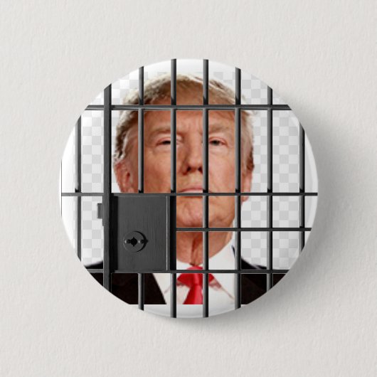 Jail Trump Ronde Button 5,7 Cm (Voorkant)