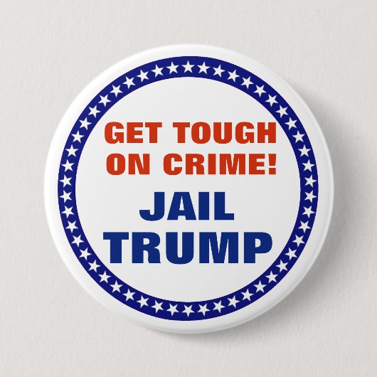 Jail Trump Ronde Button 7,6 Cm (Voorkant)