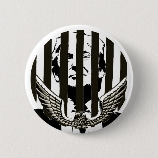 Jailbird Trump Ronde Button 5,7 Cm (Voorkant)