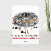 Jailbird Valentijnsdag kaart (Achterkant)