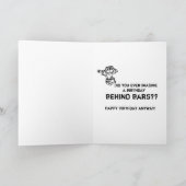 Jailbird Verjaardag Kaart (Binnen)