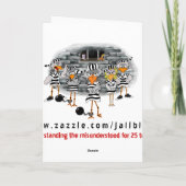 Jailbird: Waarom het Felony-wenskaart Kaart (Achterkant)