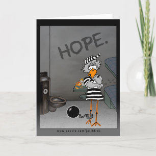 Jailbird wenskaart: Hoop Kaart