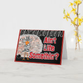 Jailbird-wenskaart Kaart (Gele Bloem)