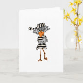 jailbird-wenskaart kaart (Gele Bloem)