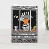 Jailbird-Wenskaart Kaart (Achterkant)