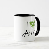 J'Aime Absinthe Mug (Devant droit)