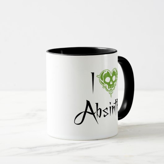 J'Aime Absinthe Mug (Devant droit)