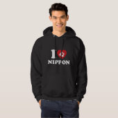 J'AIME [AMOUR] NIPPON SWEAT À CAPUCHE (Devant entier)