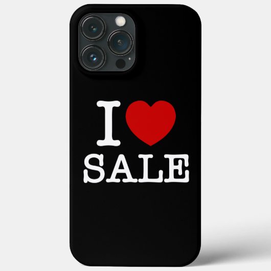 J'AIME [AMOUR] VENTE Étui Case-Mate pour iPhone (Verso)