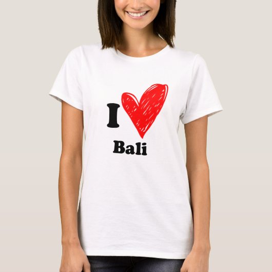 J'aime Bali T-shirt (Devant)