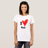 J'aime Bali T-shirt (Devant entier)
