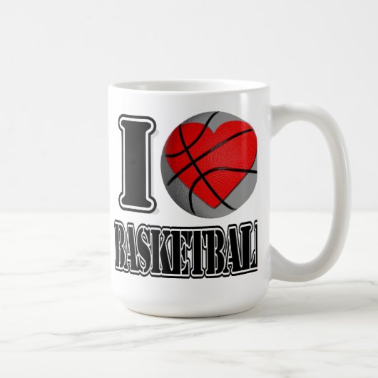 J'aime Basketball - Mugs (Droite)