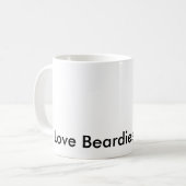 J'aime Beardies ! tasse (Devant gauche)