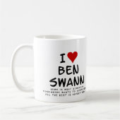 J'aime Ben Swann mug (Gauche)