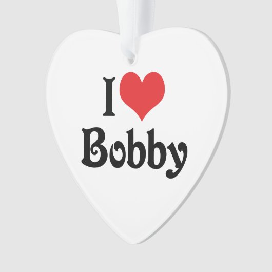 J'Aime Bobby (devant)