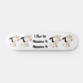 J'aime bouger, bouger... skateboard de vache (Horz)