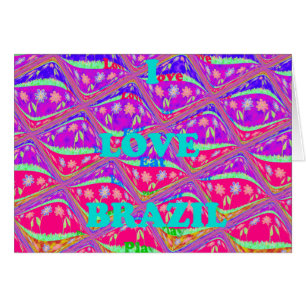 J'aime Brasil. Belles couleurs traditionnelles sam