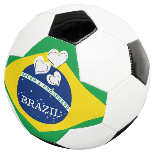 J'aime Brésil - Drapeau brésilien (3/4)